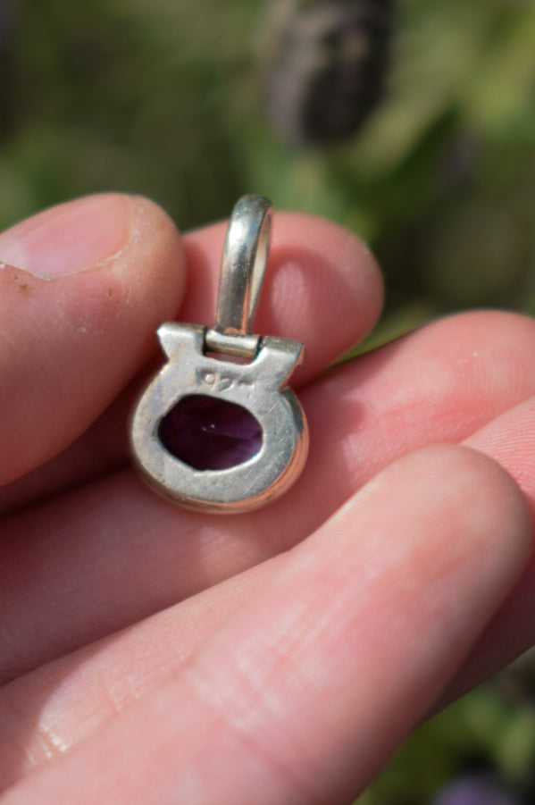 Sterling Silver Amethyst Necklace