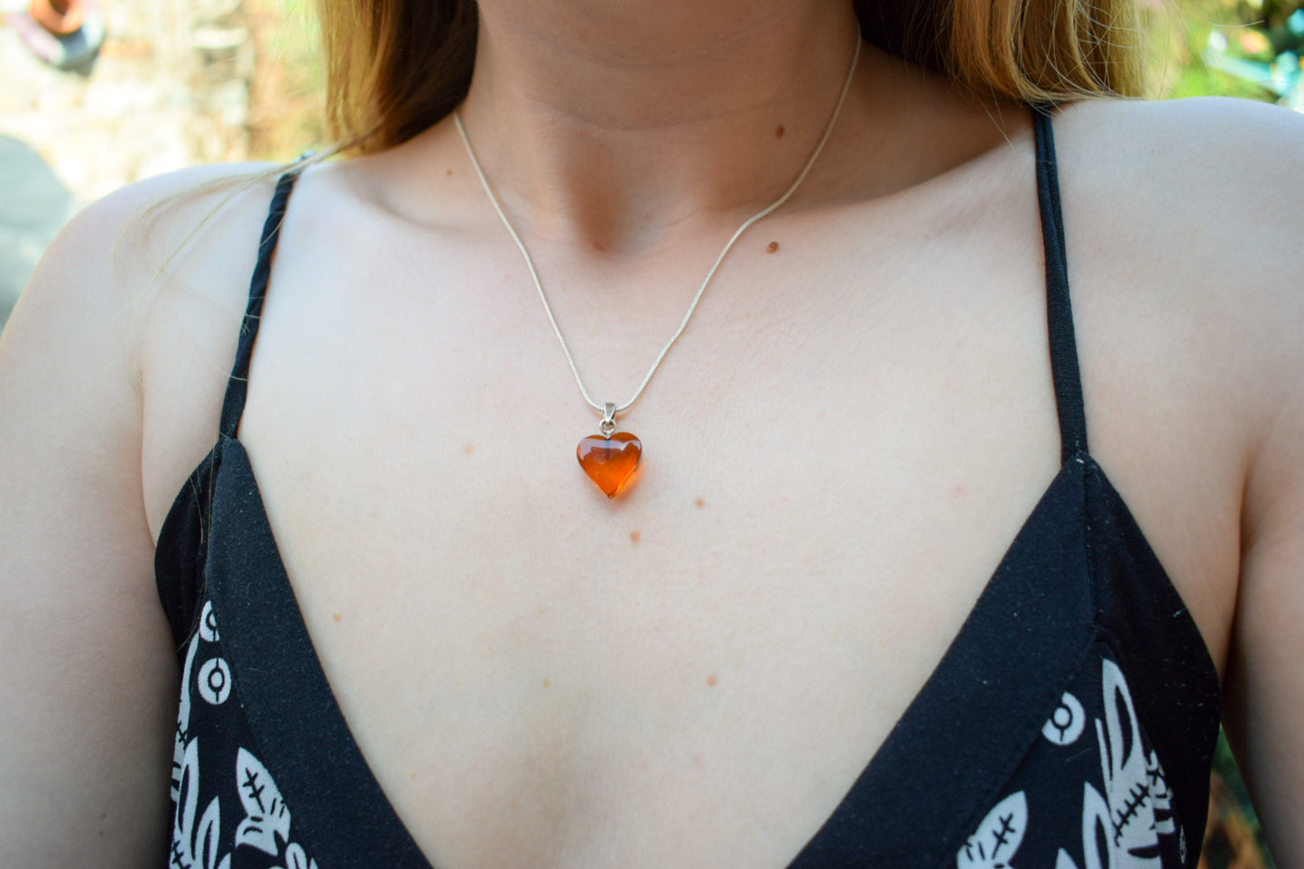 Baltic Amber Heart Necklace