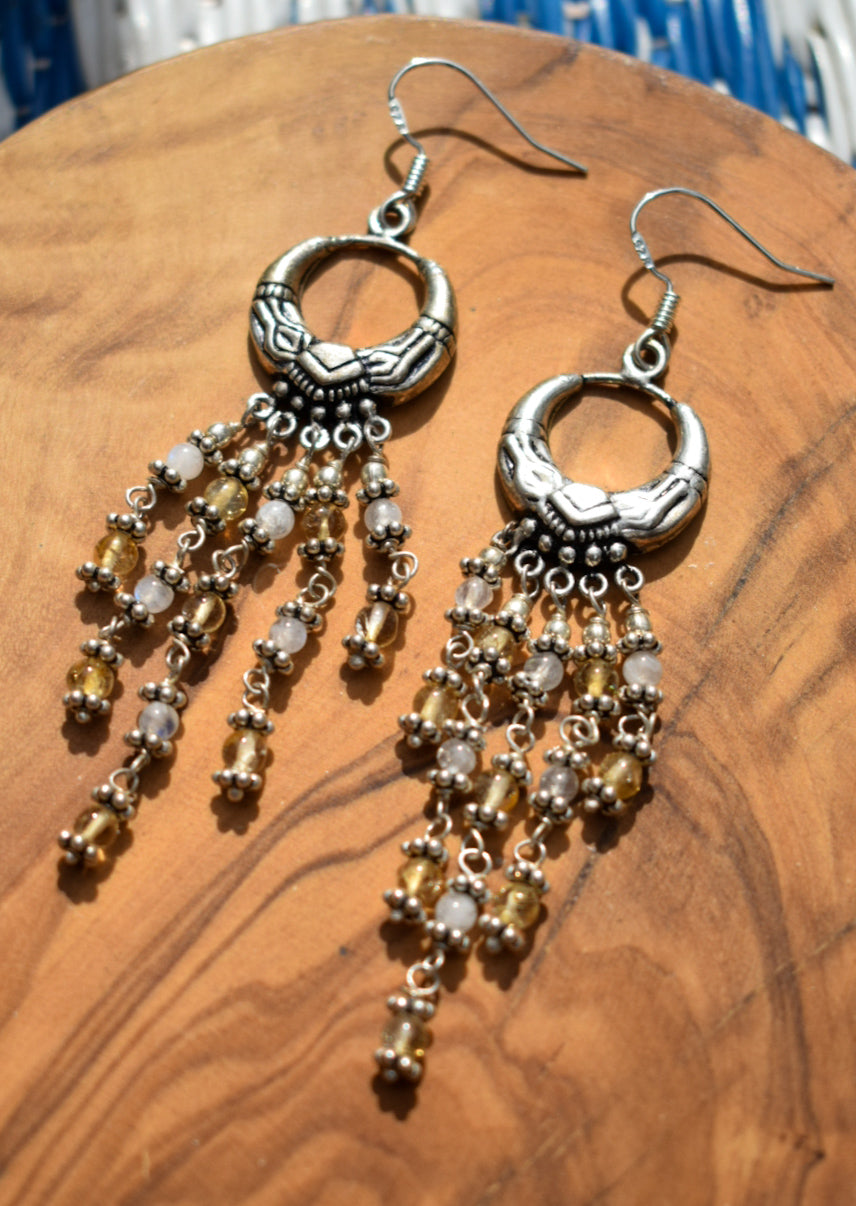 Upcycled Boho Earrings