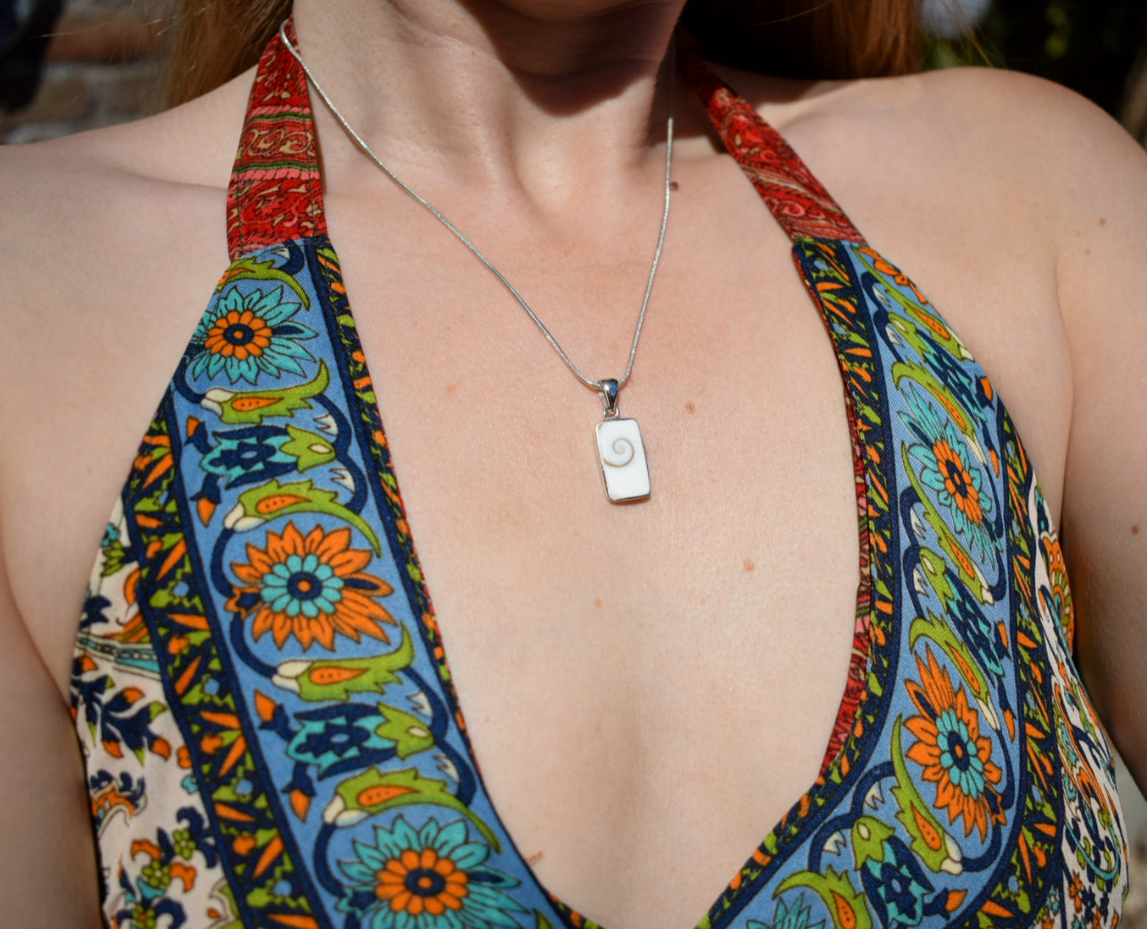 Sterling Silver Shell Necklace