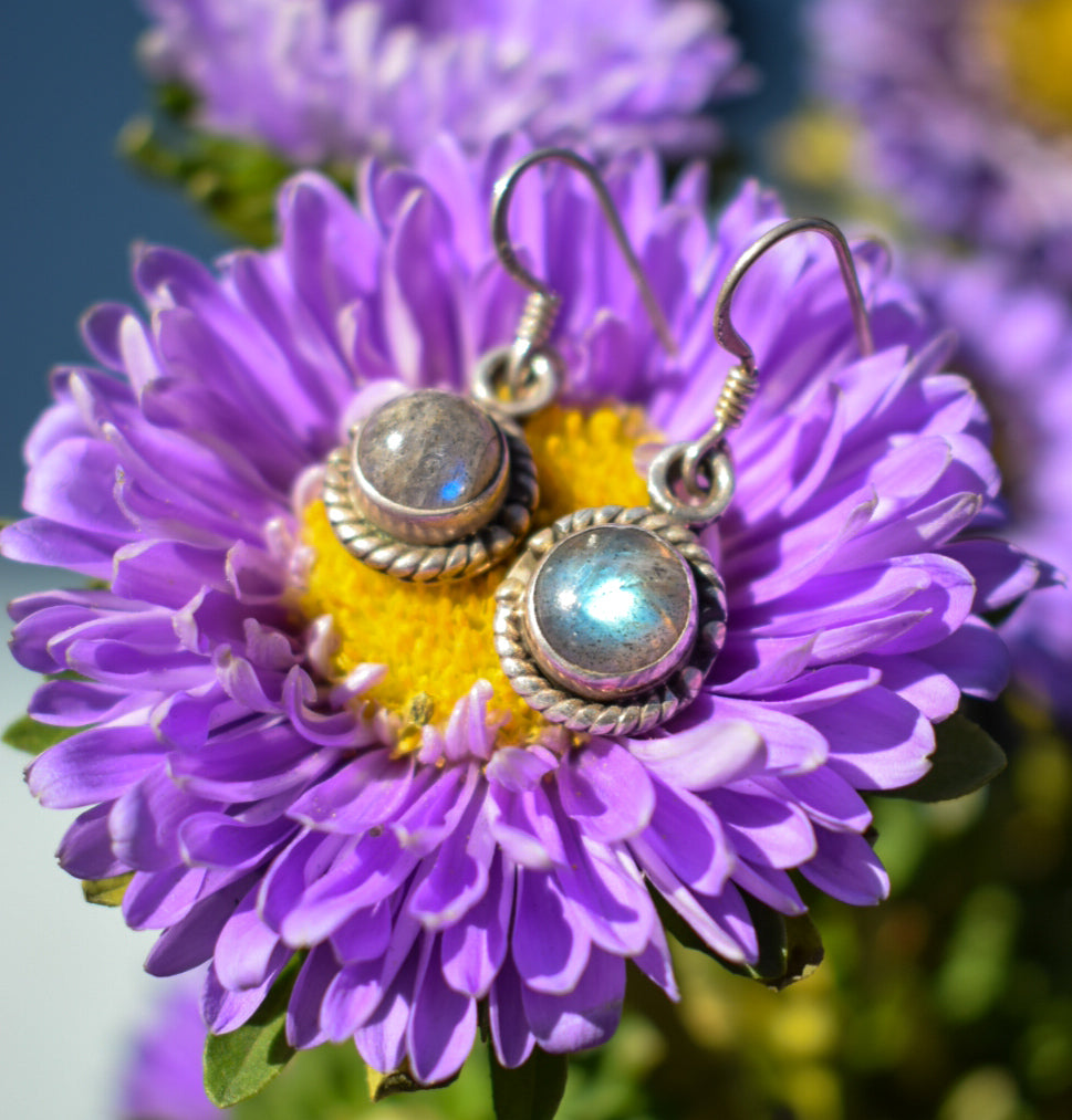 Labradorite Earrings