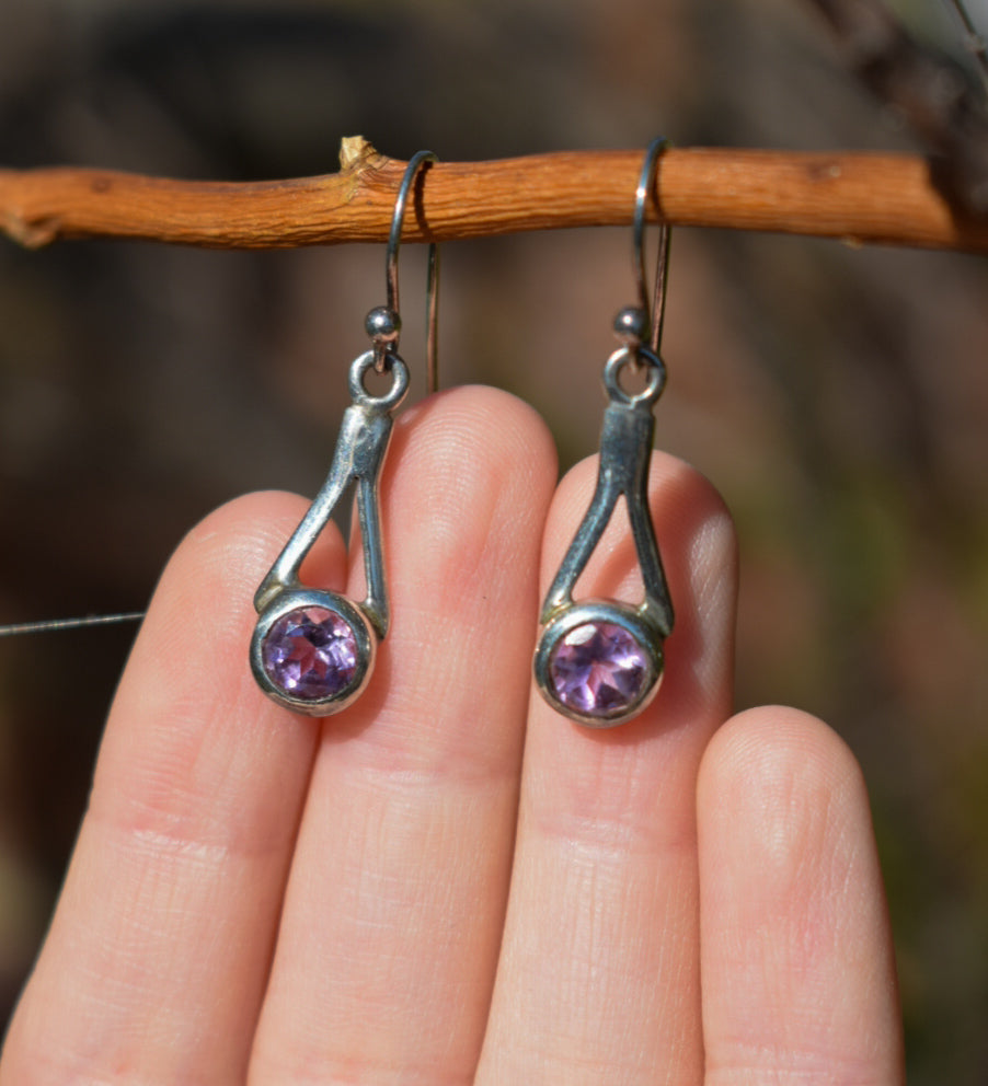 Amethyst Drop Earrings
