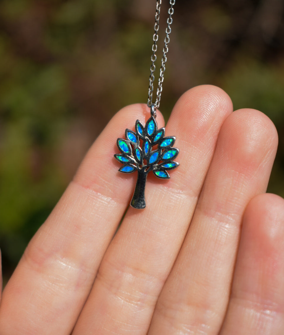 Fire Opal Necklace