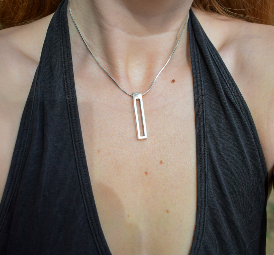 Plain Silver Necklace