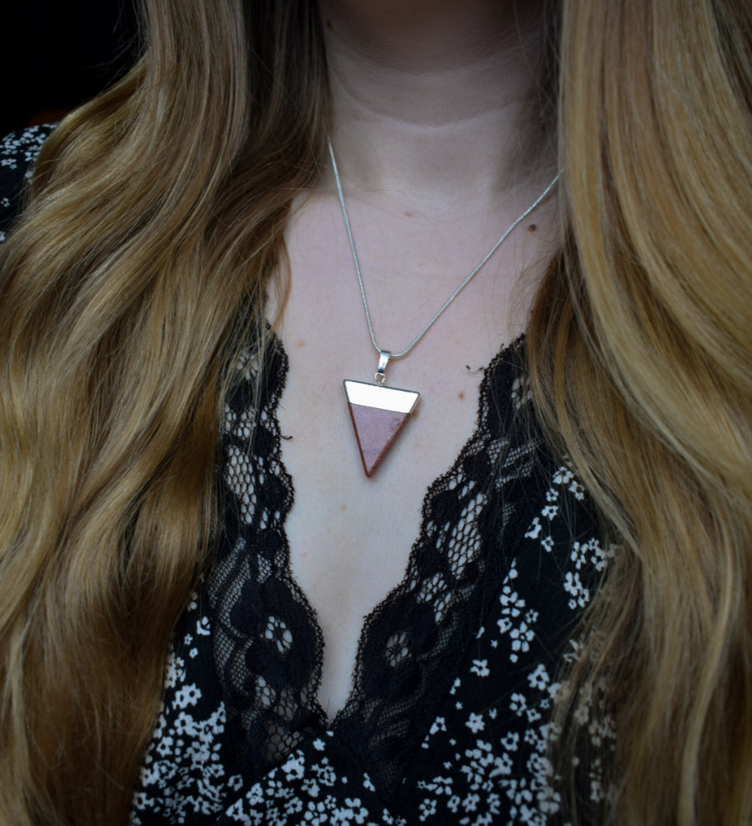 Goldstone Necklace