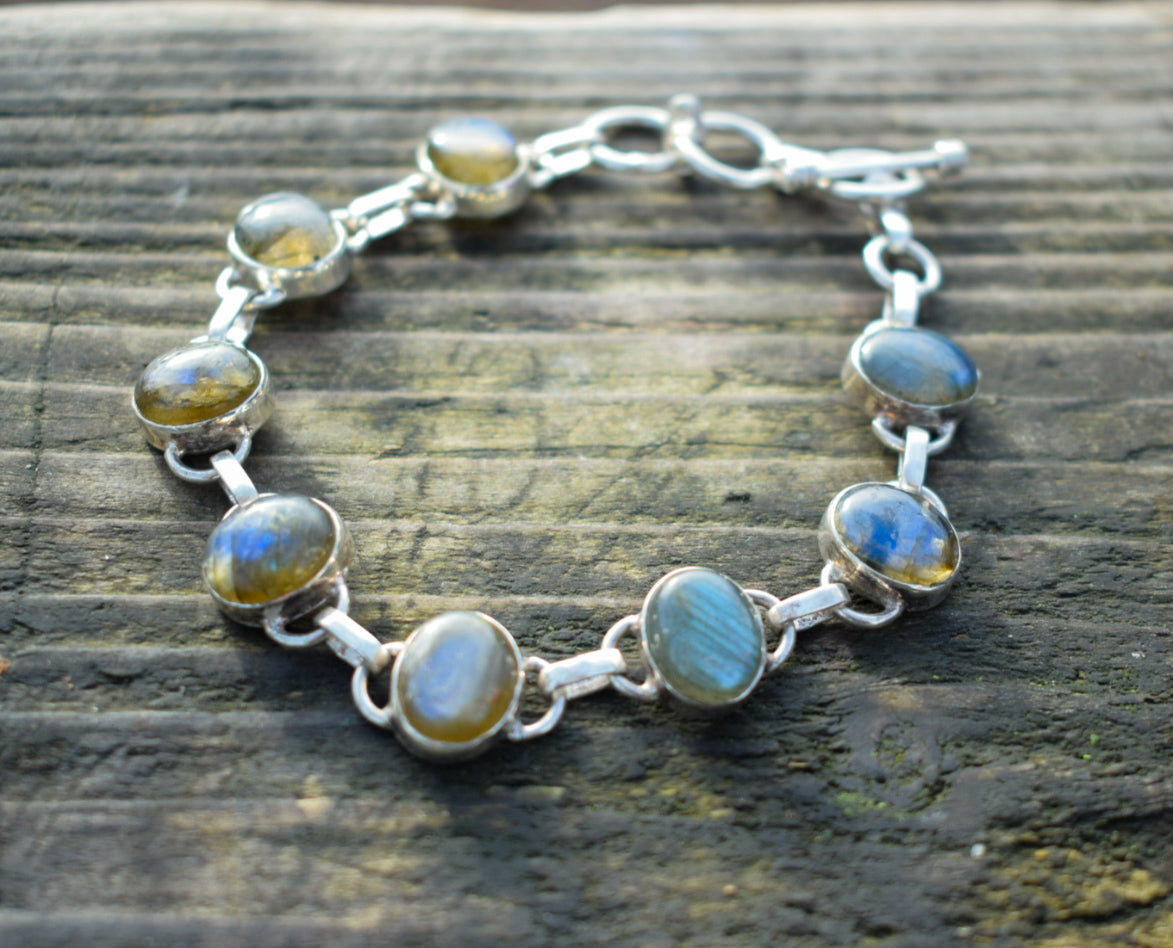 Sterling Silver Labradorite Bracelet