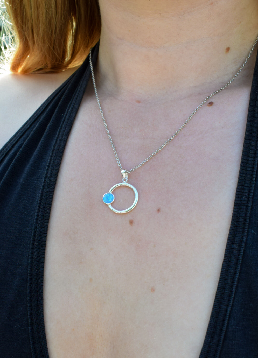 Fire Opal Necklace