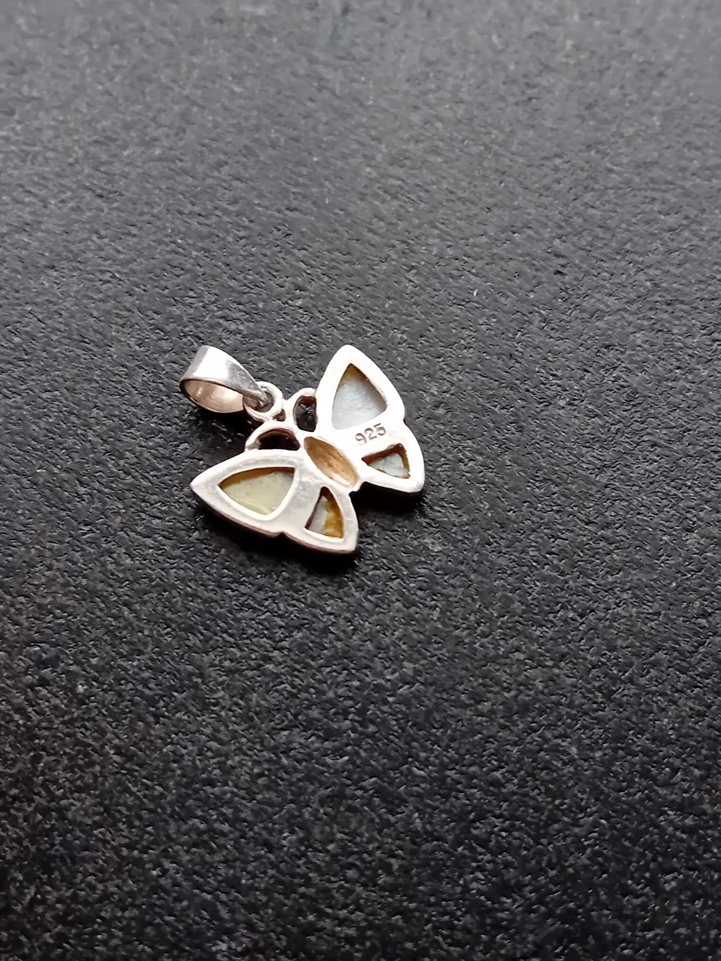 Mother of Pearl Butterfly Necklace