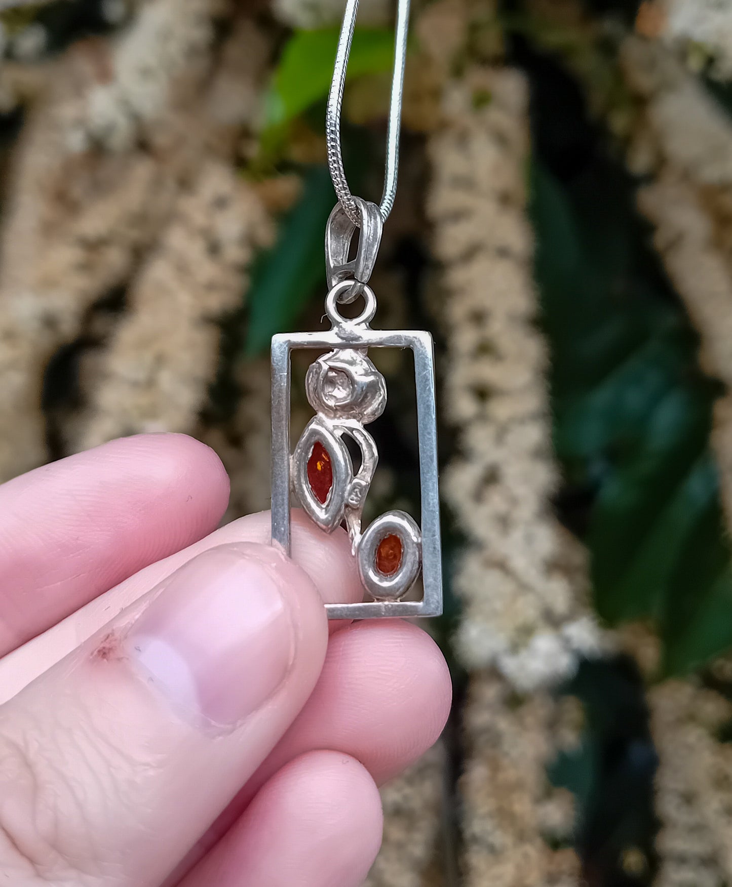 Amber Rose Pendant