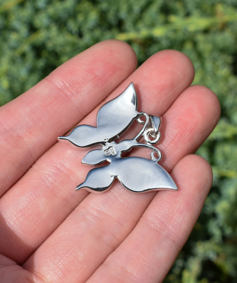 Sterling Silver Butterfly Necklace