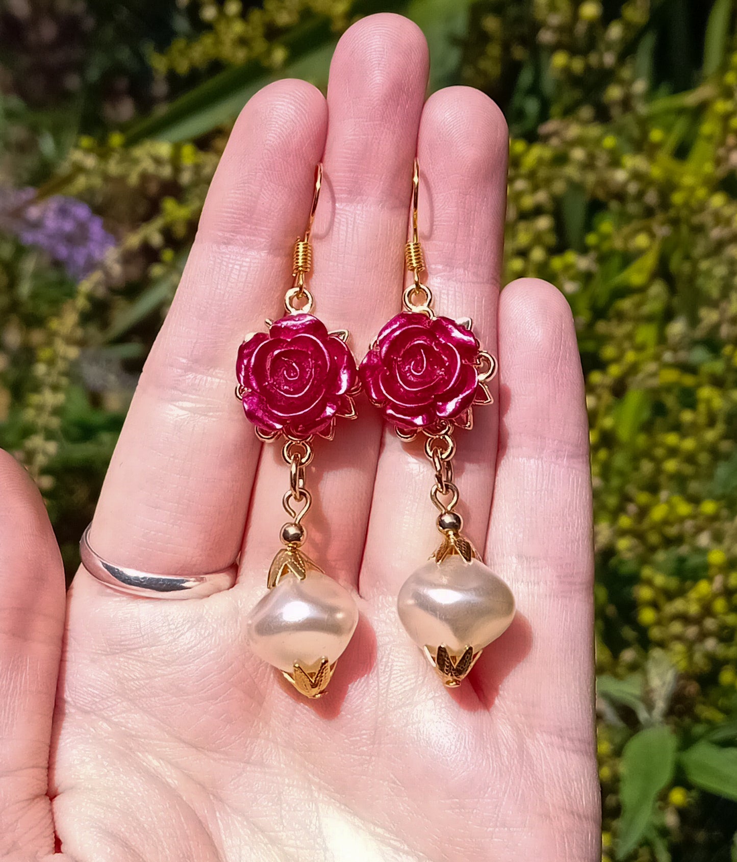Rosebud Earrings