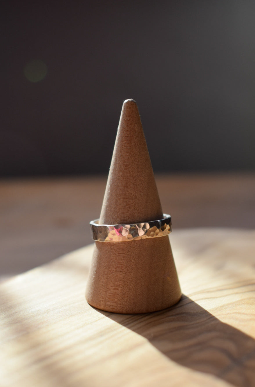 Hammered Silver Ring