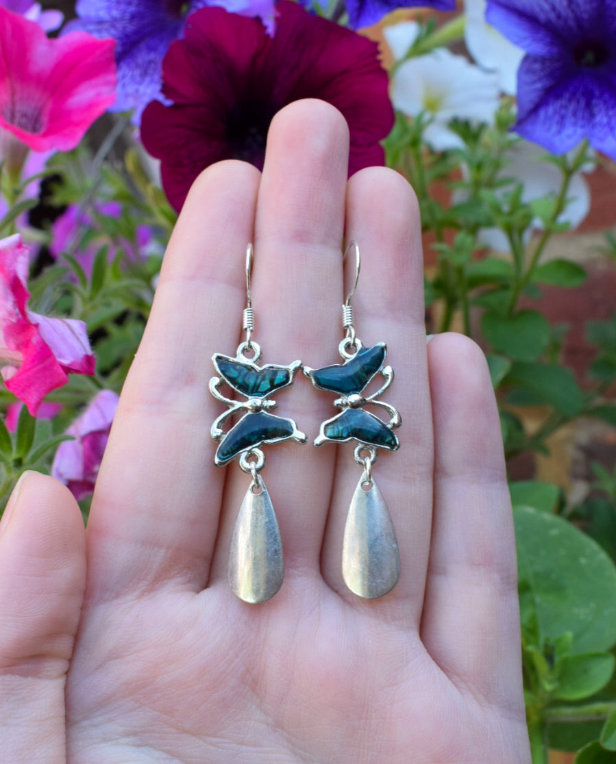 Butterfly Drop Earrings