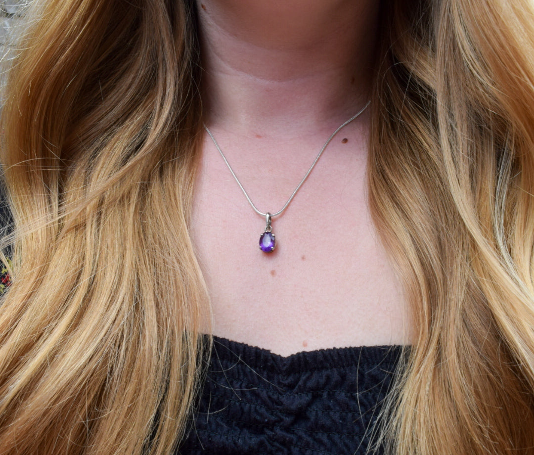 Vintage Amethyst Necklace