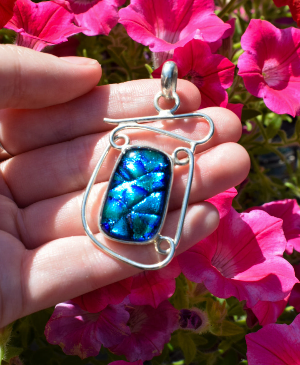Resin Glass Necklace