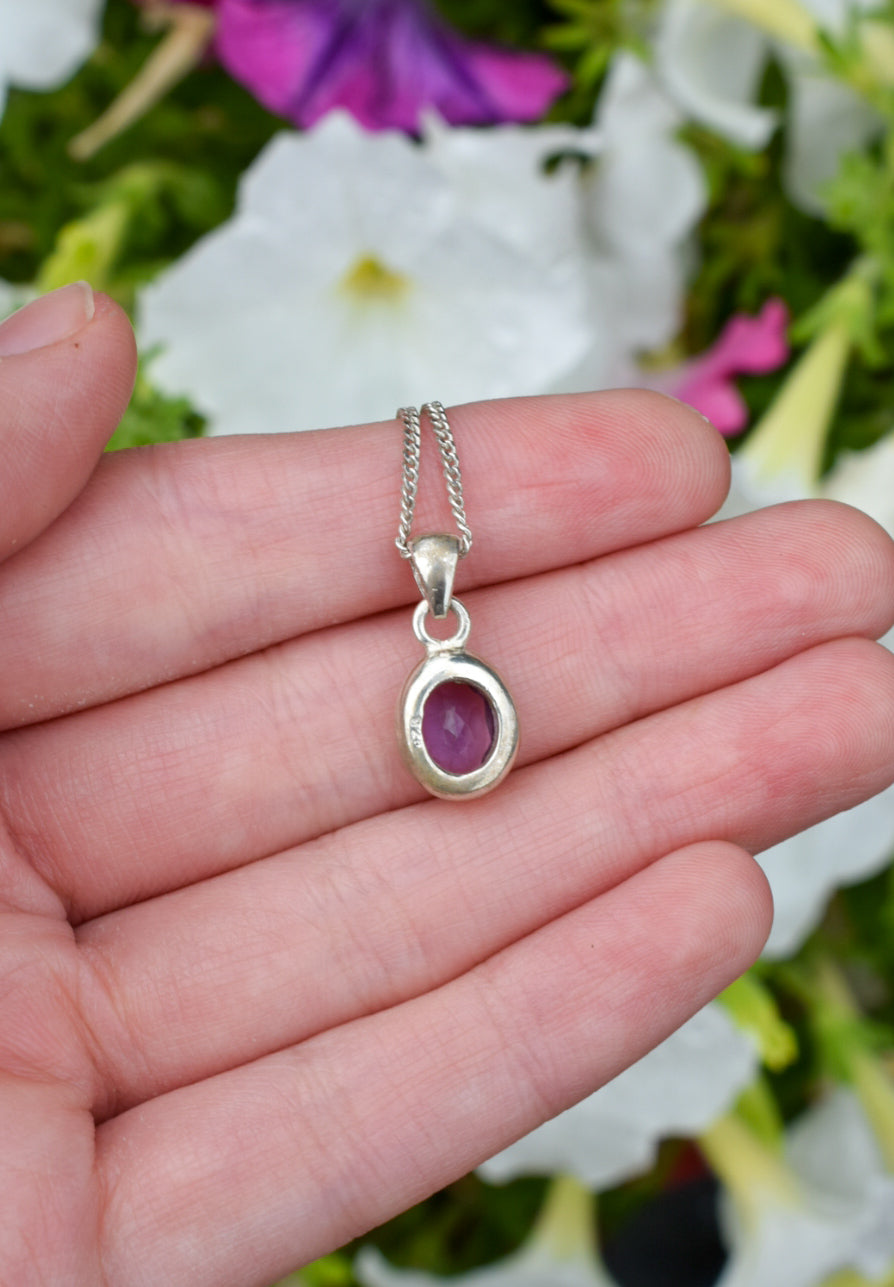 Dainty Amethyst Necklace