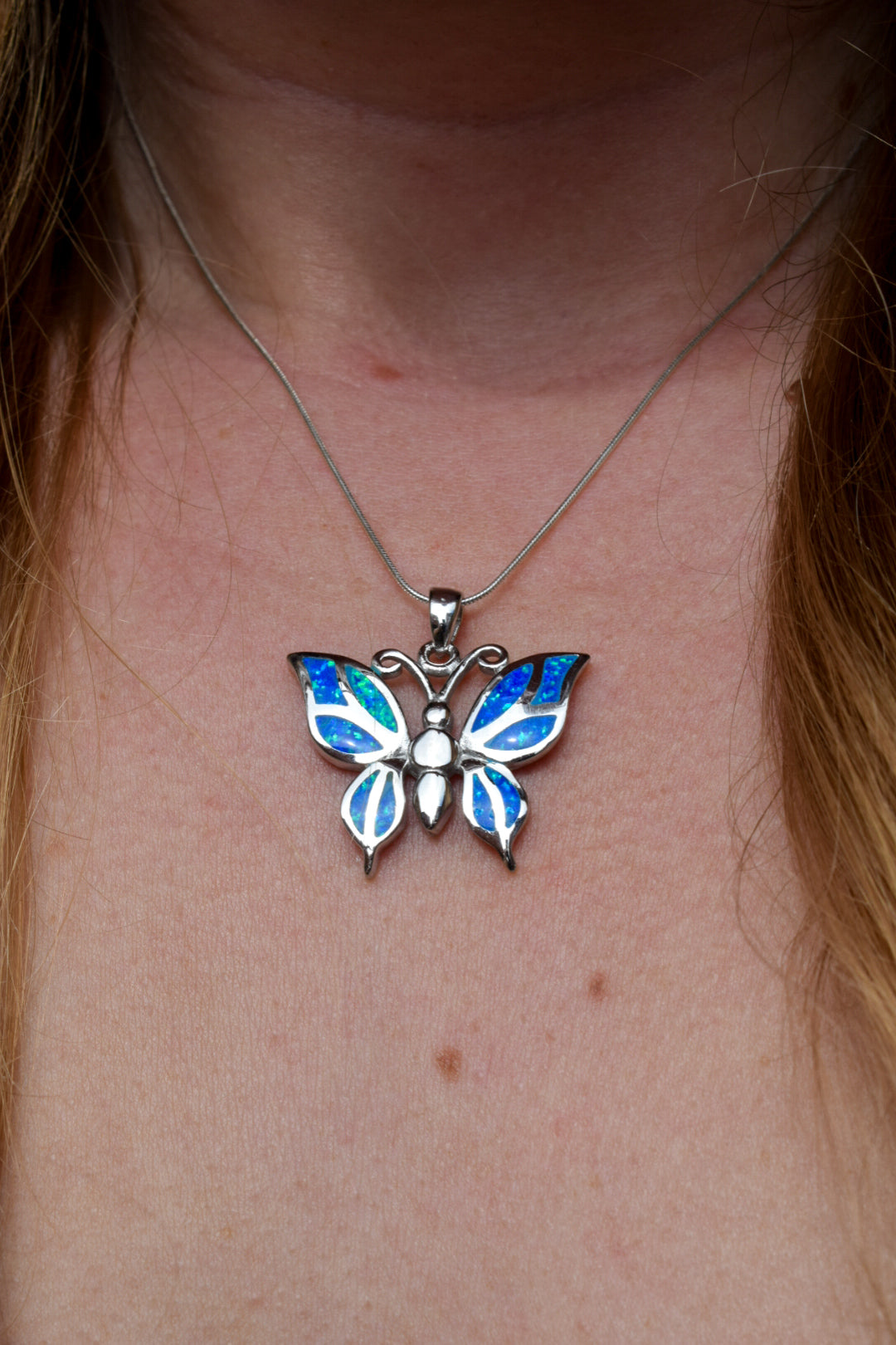 Sterling Silver Butterfly Necklace