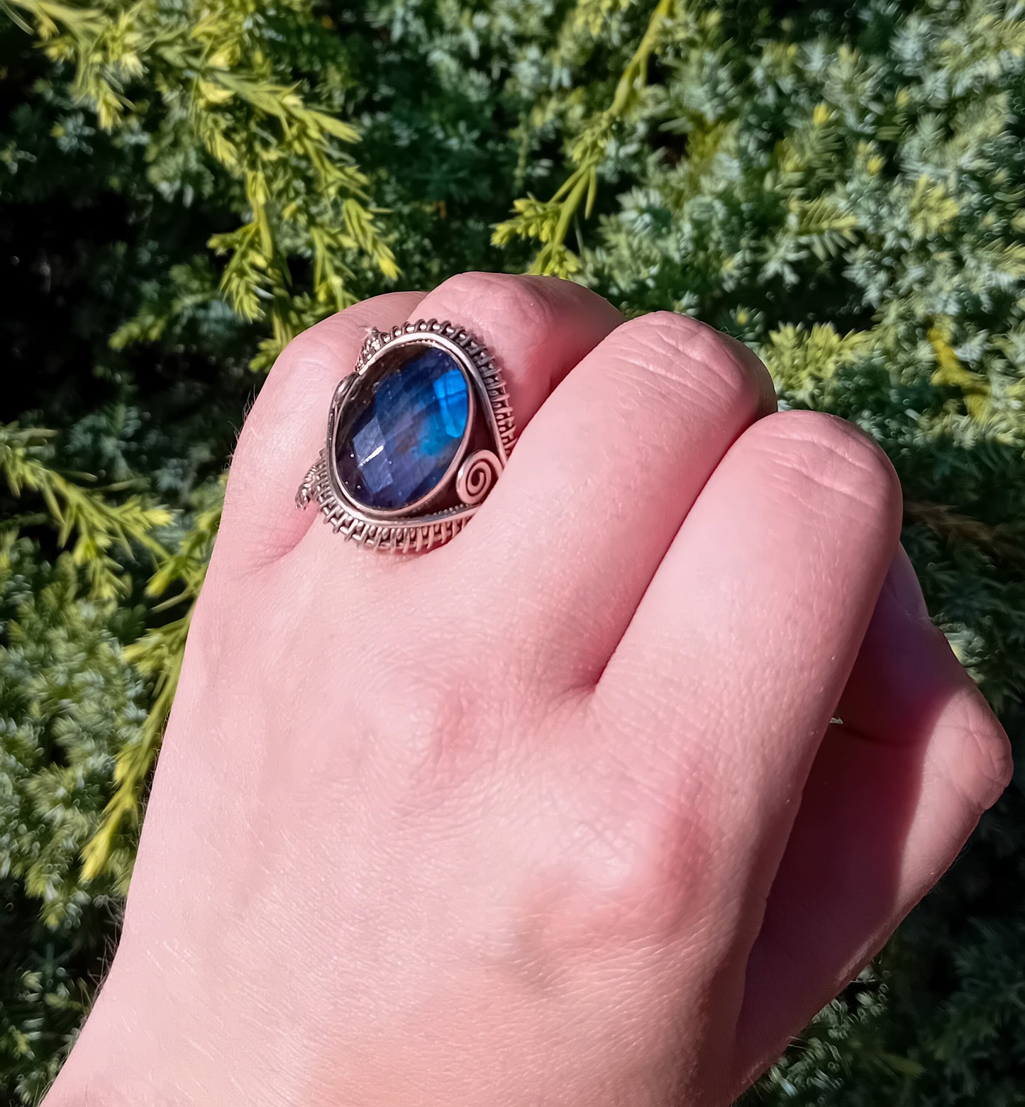 Silver Plated Woven Ring