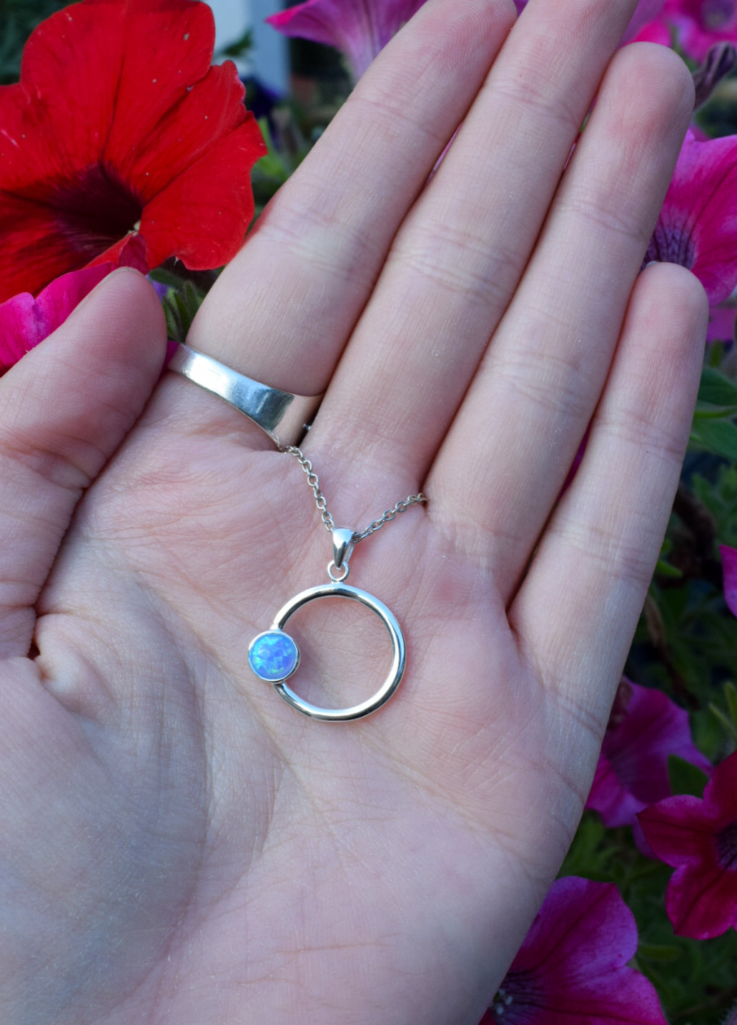 Fire Opal Necklace