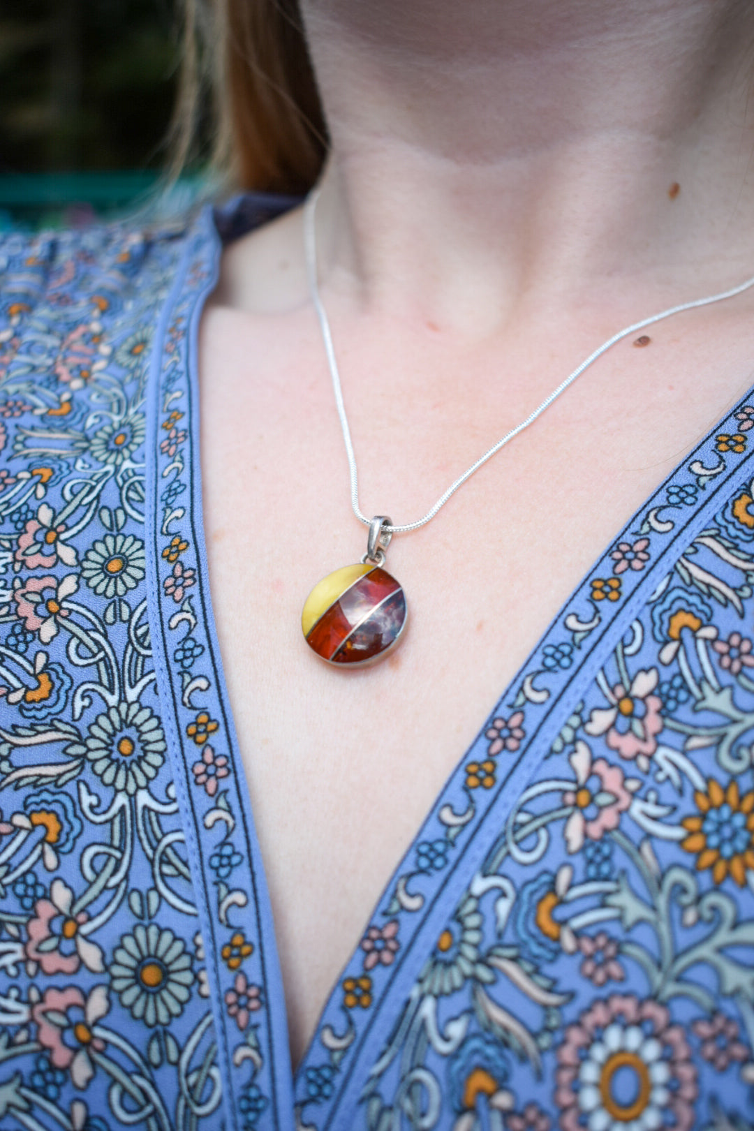 Circular Pendant Necklace