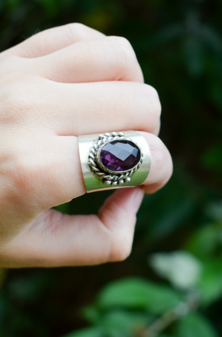Purple Stone Ring