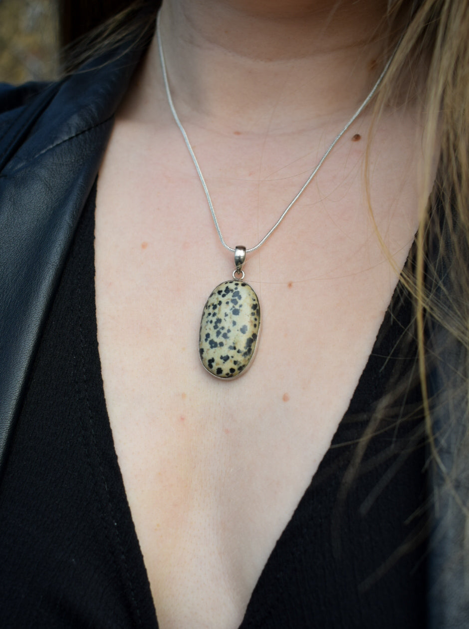 Dalmatian Jasper Necklace