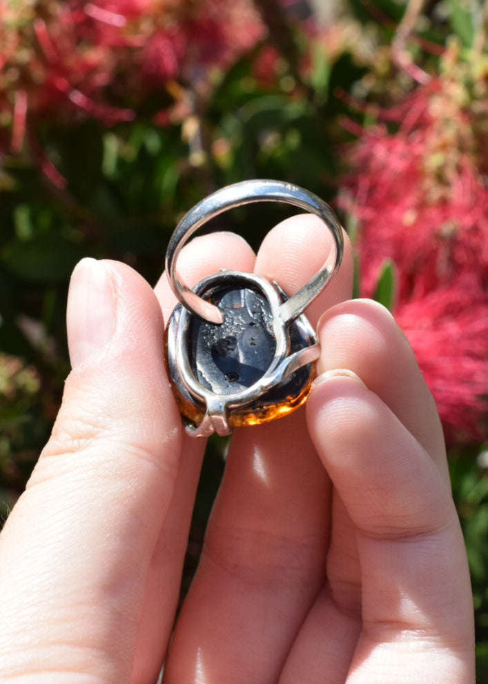 Faux Amber Ring