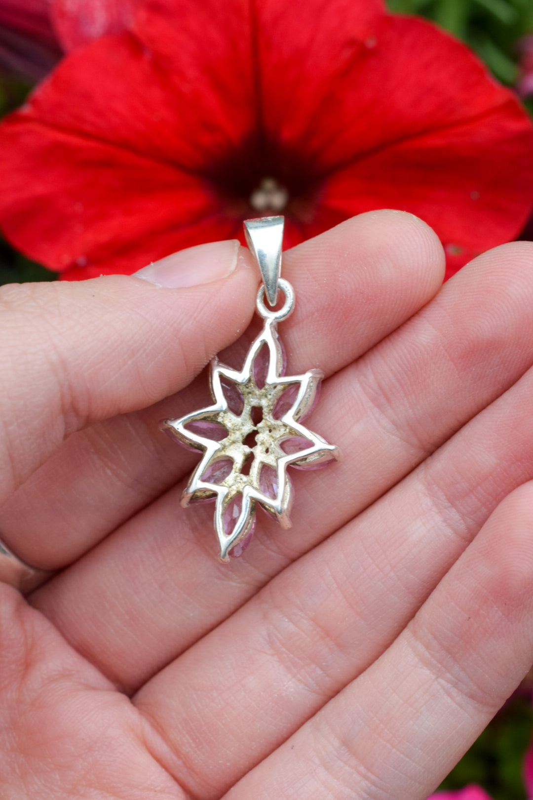 Pink Zirconia Necklace