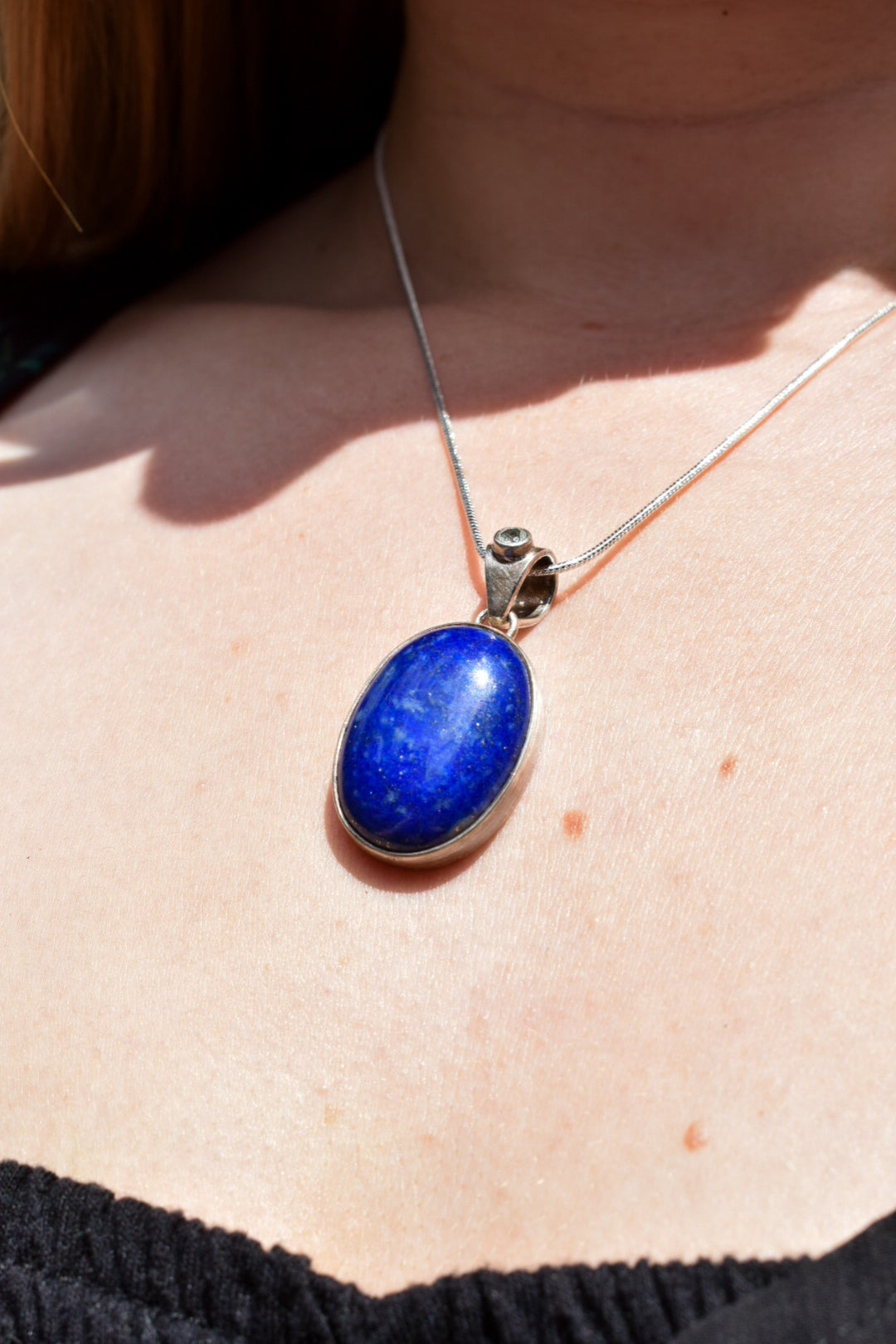Lapis Lazuli and Topaz Necklace