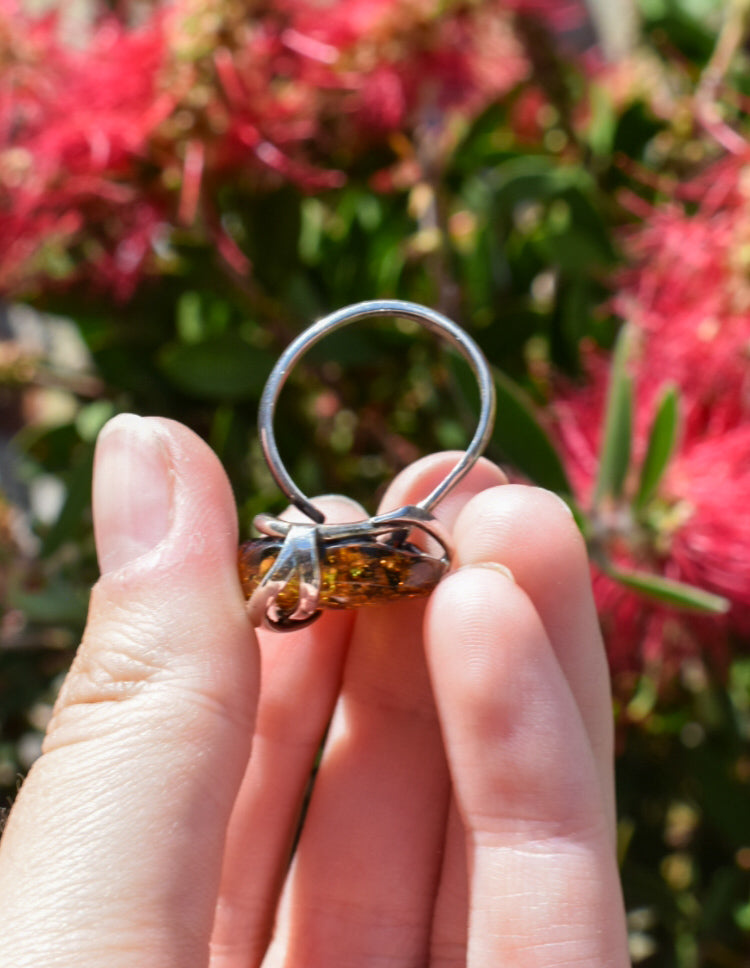 Faux Amber Ring