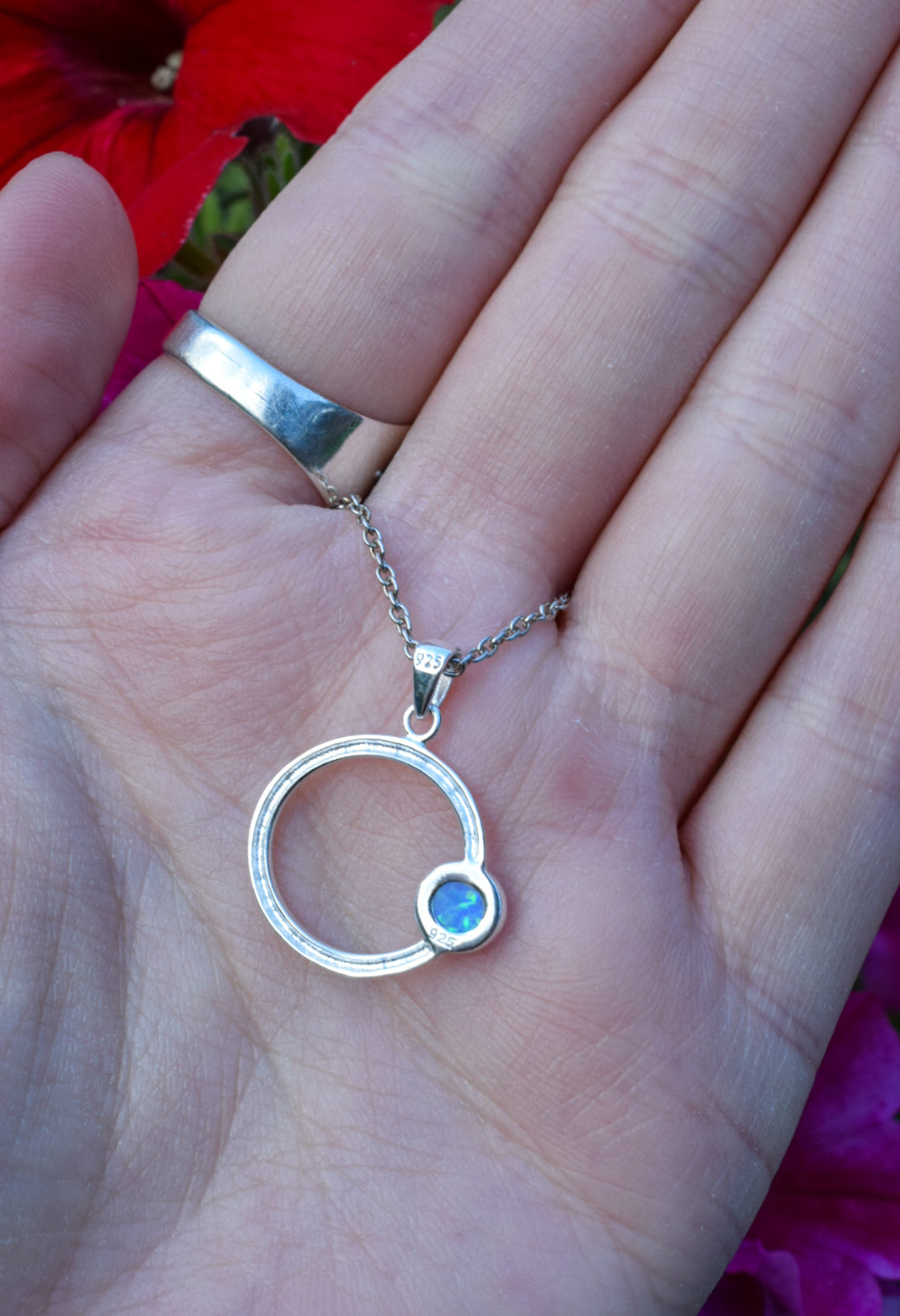 Fire Opal Necklace