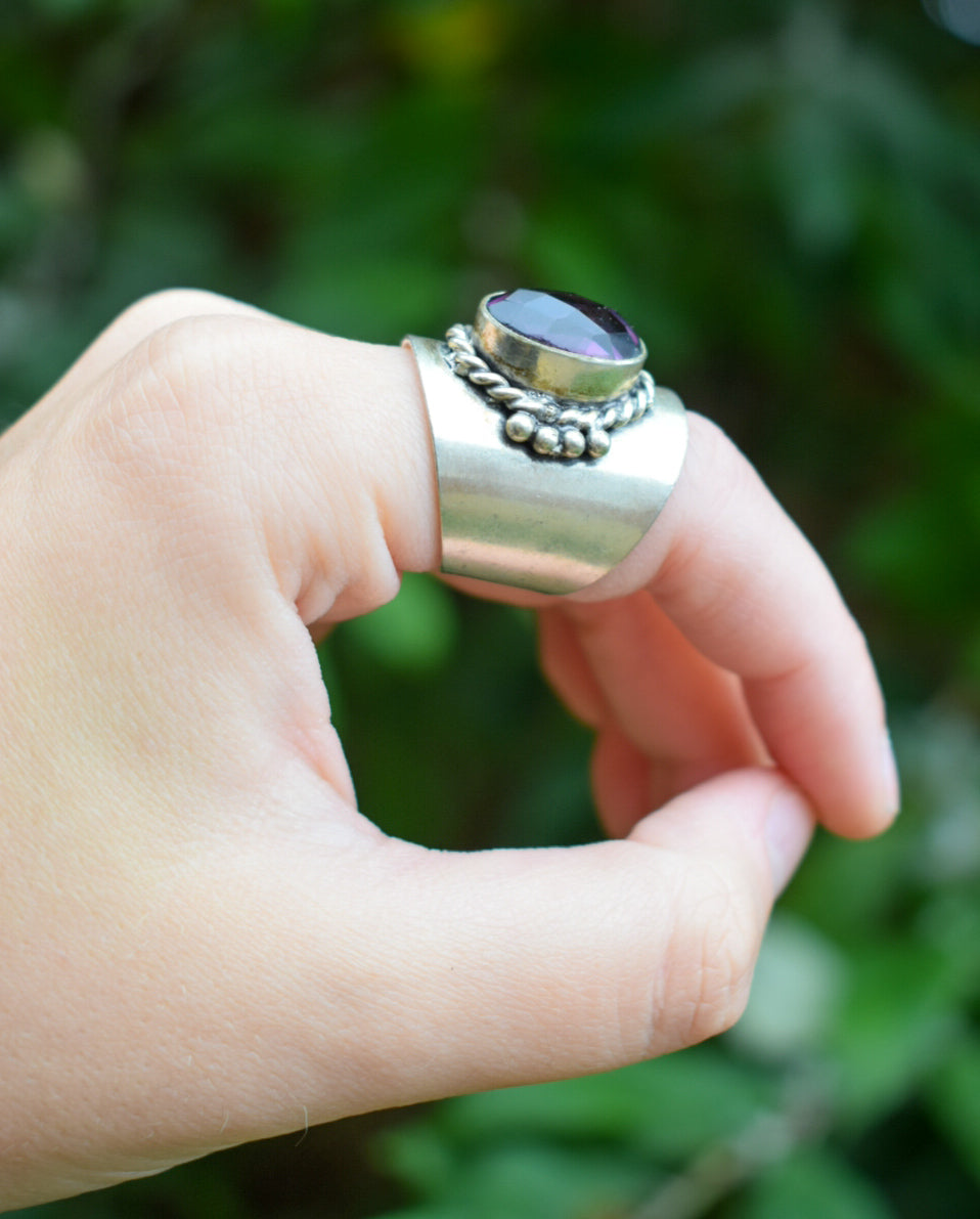 Purple Stone Ring