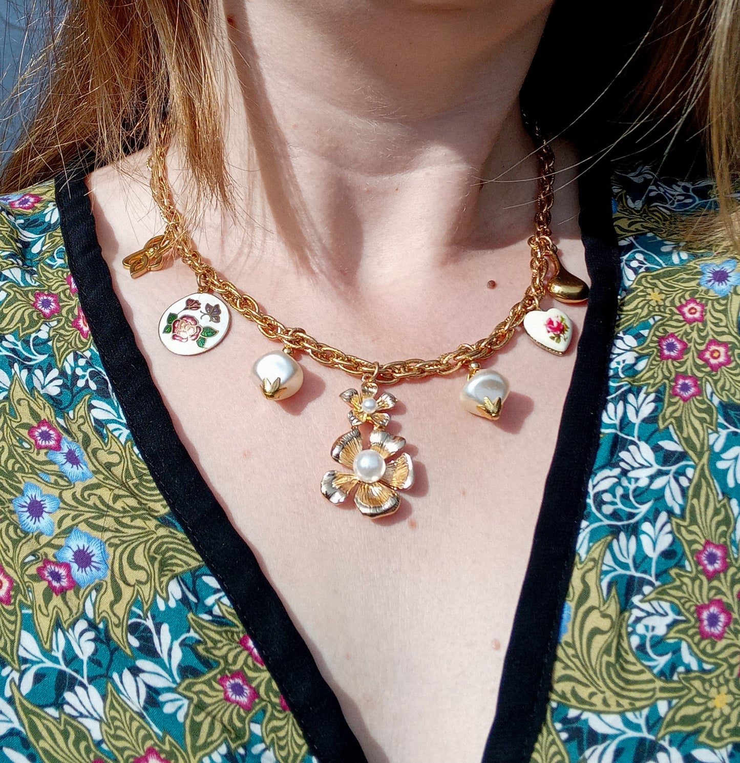 Chunky Charm Necklace