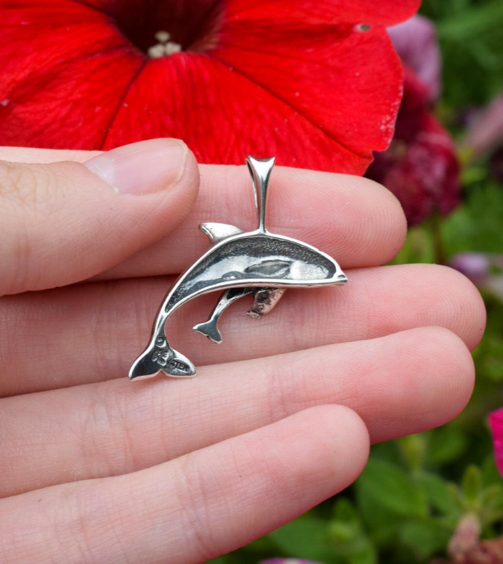 Sterling Silver Dolphin Necklace