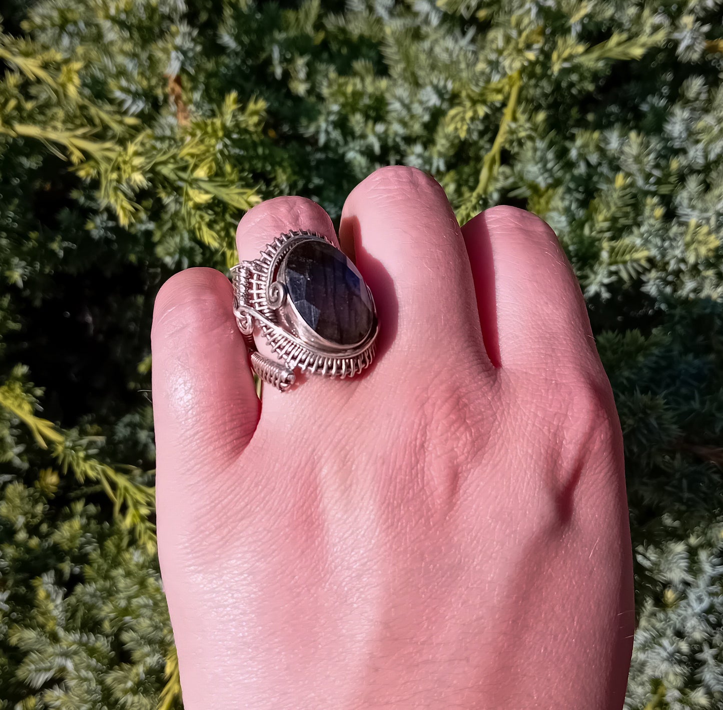 Silver Plated Woven Ring