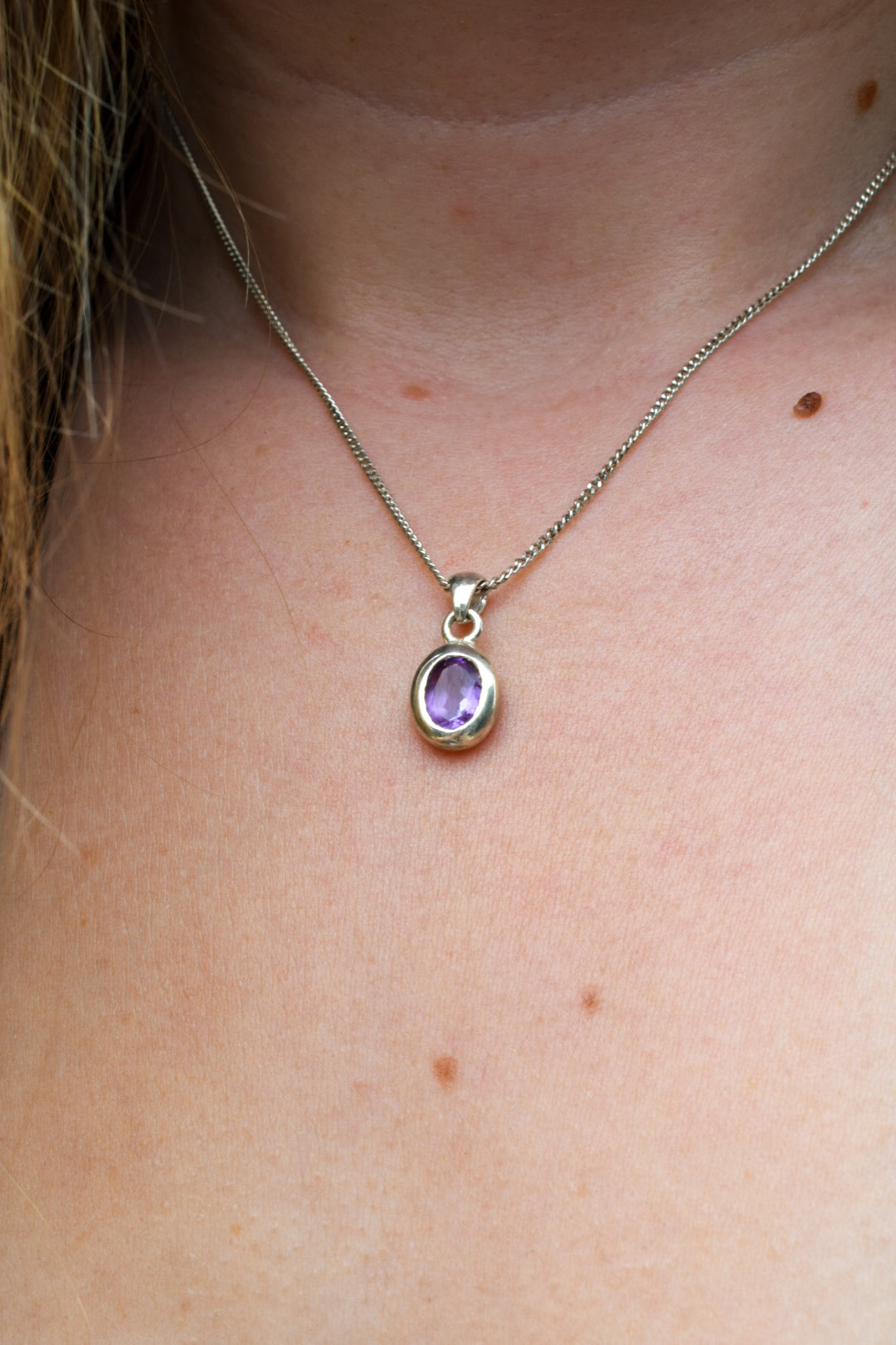 Dainty Amethyst Necklace
