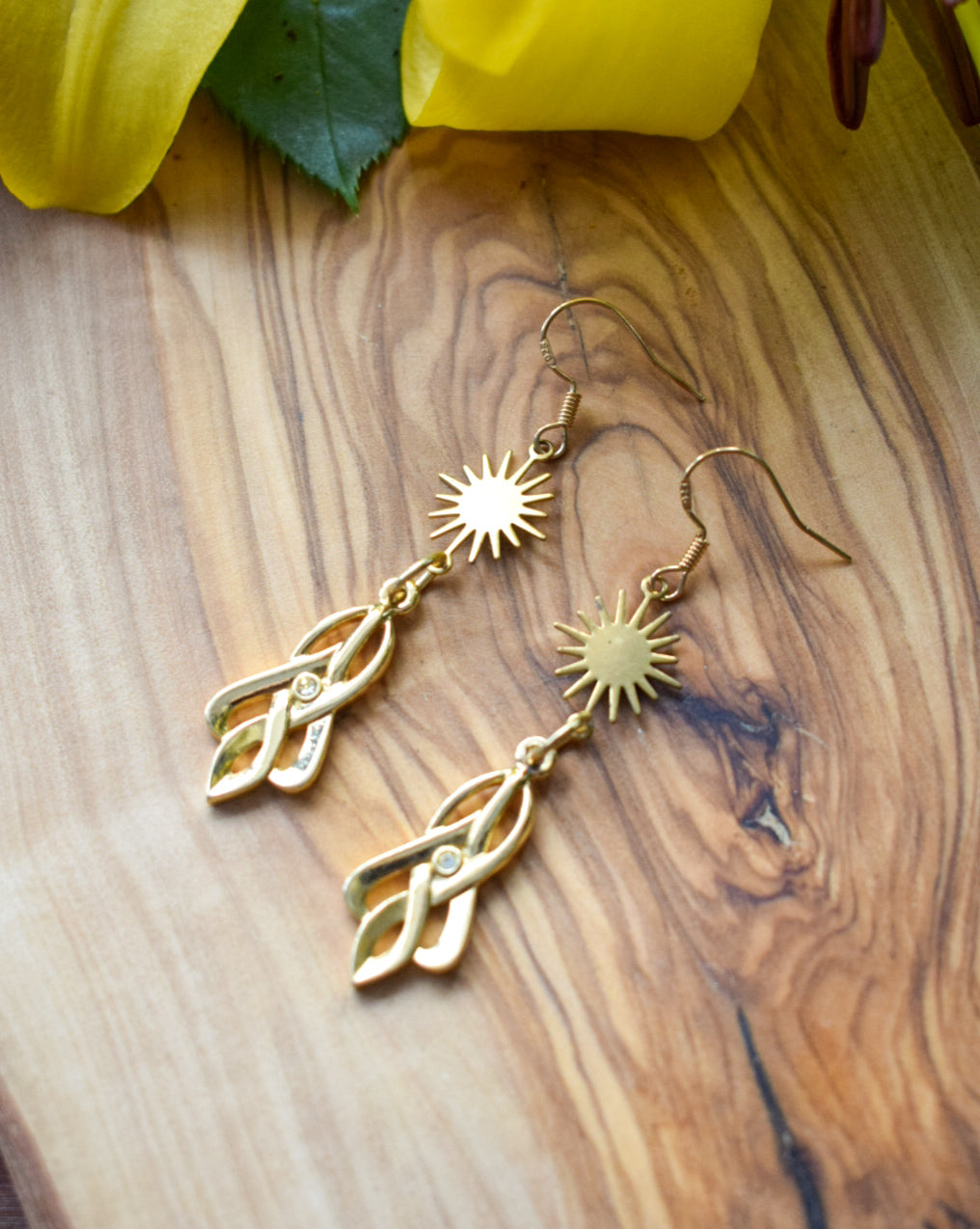 Upcycled Gold Earrings
