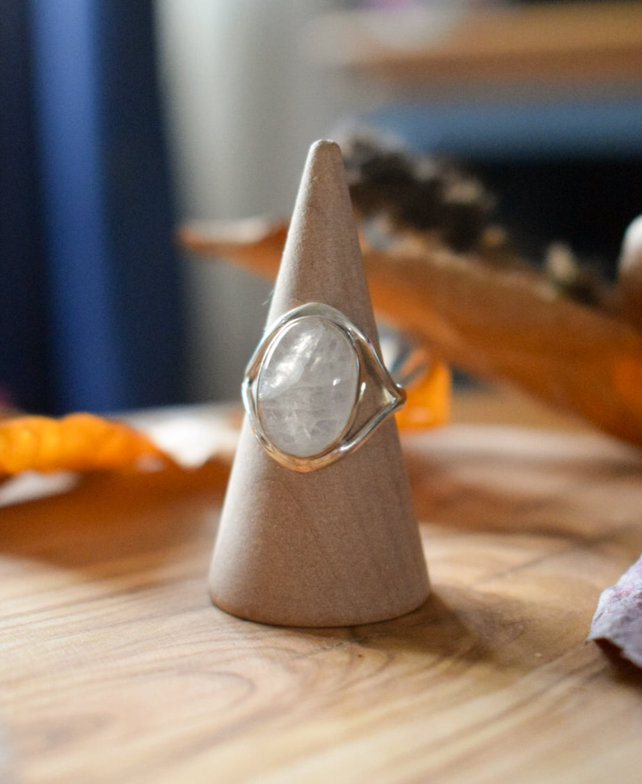 Large Moonstone Ring