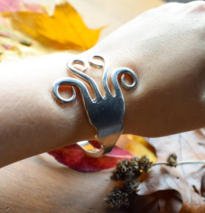 Silver Fork Bracelet