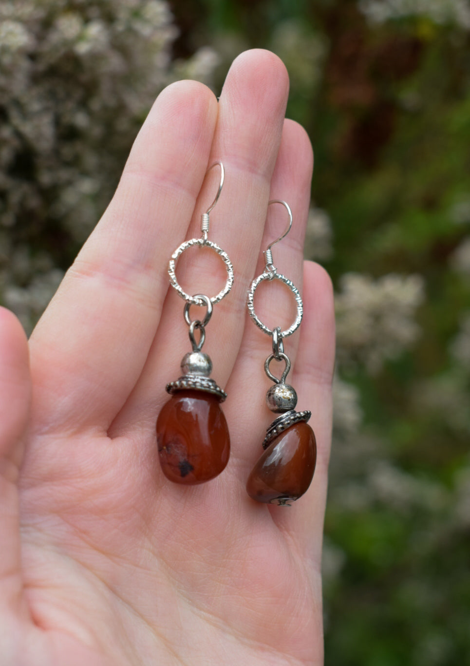 Upcycled Stone Earrings