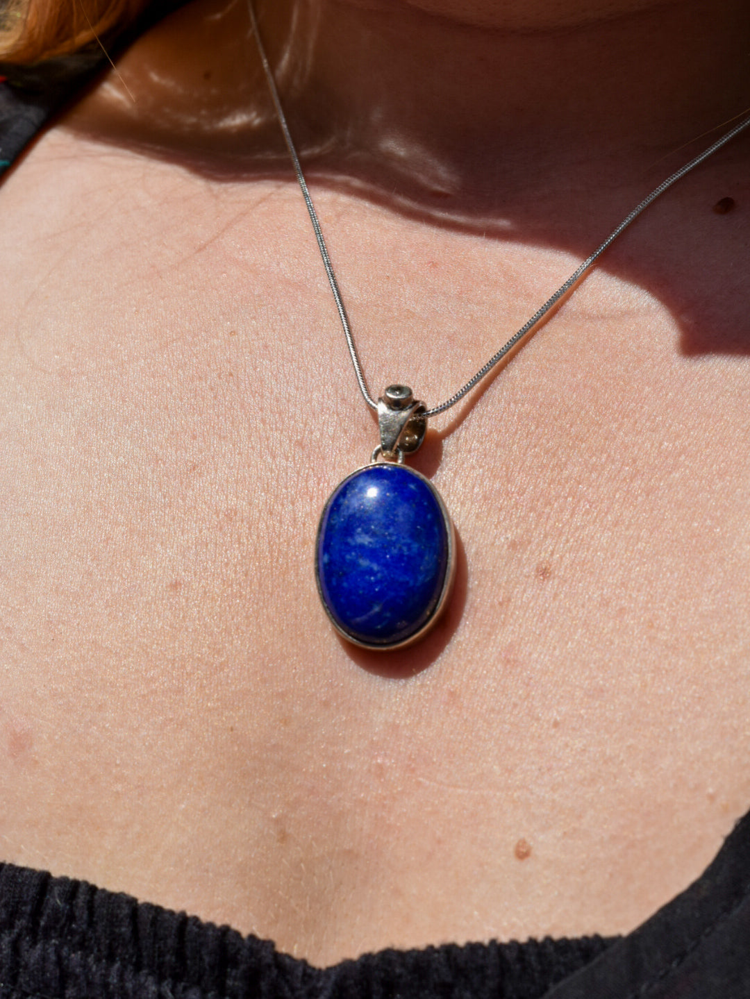 Lapis Lazuli and Topaz Necklace