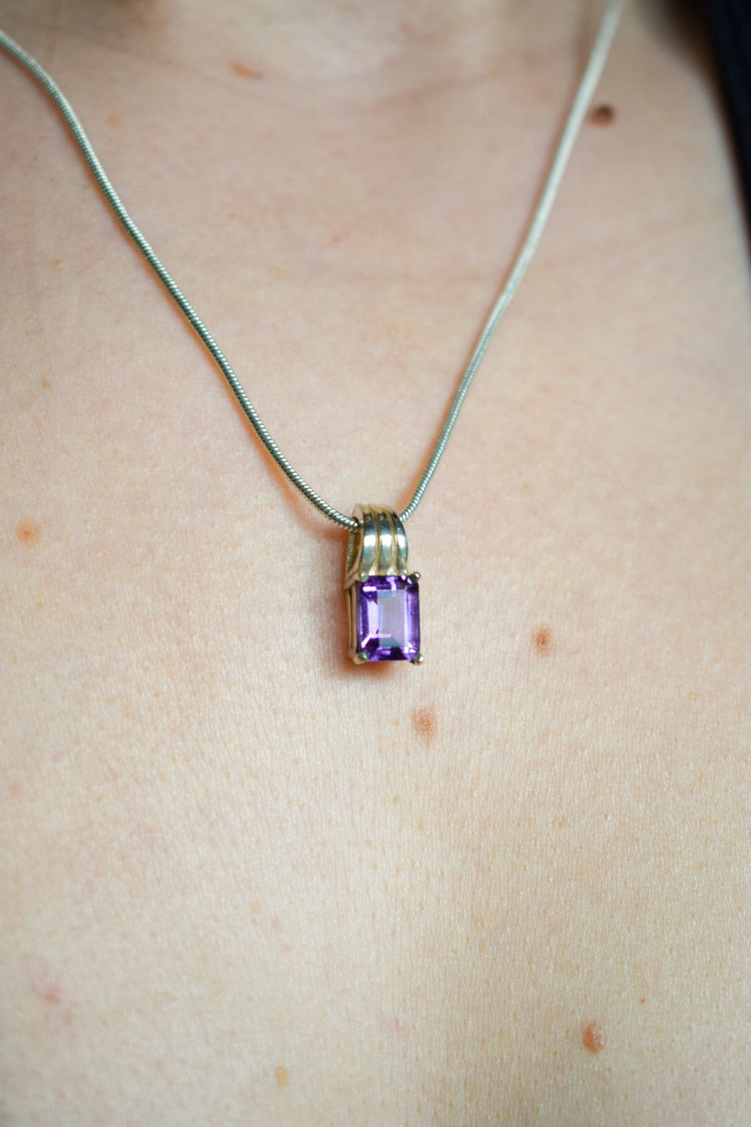 Dainty Amethyst Necklace