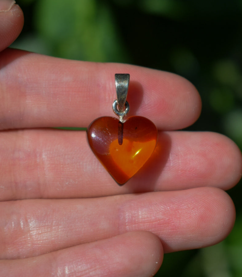 Baltic Amber Heart Necklace