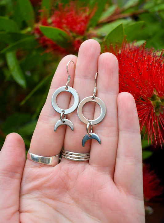 Whimsical Moon Earrings