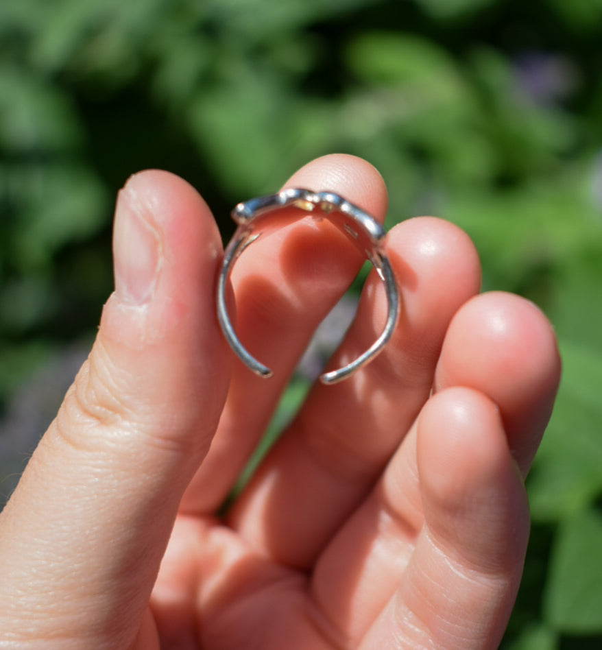 Butterfly Ring Size L - Please read description