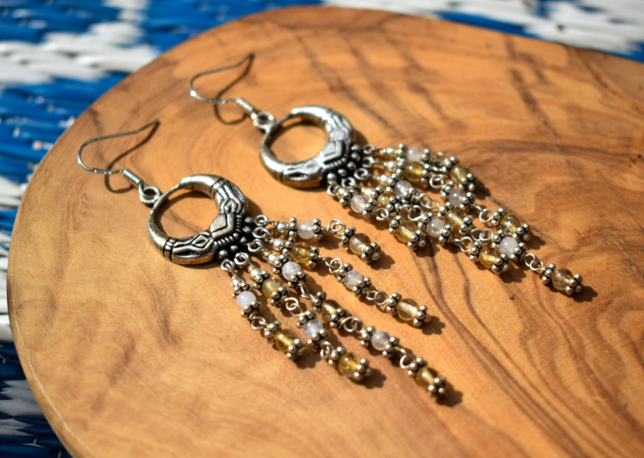 Upcycled Boho Earrings