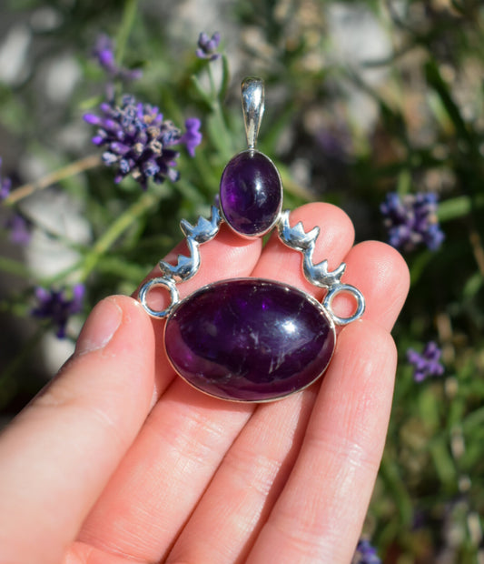 Large Amethyst Necklace