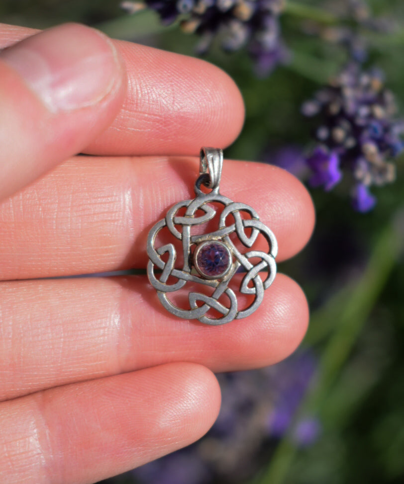 Unique Amethyst Necklace