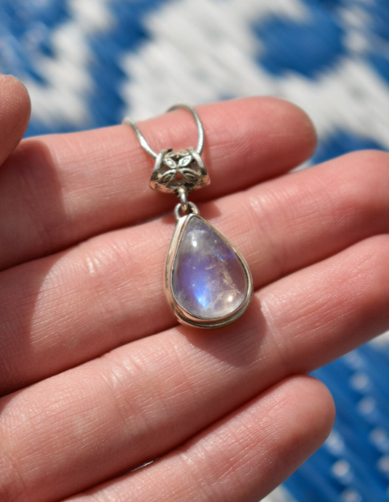 Whimsical Moonstone Necklace