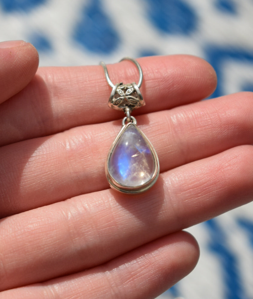 Whimsical Moonstone Necklace